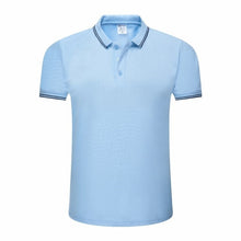 Load image into Gallery viewer, LiSENBAO Brand Men's Polo Shirt Men Cotton Short Sleeve shirt Brand jerseys Summer Solid Male Polo Top Clothes Custom Print Logo
