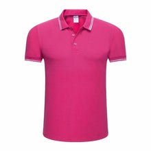 Load image into Gallery viewer, LiSENBAO Brand Men's Polo Shirt Men Cotton Short Sleeve shirt Brand jerseys Summer Solid Male Polo Top Clothes Custom Print Logo