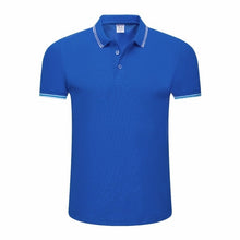 Load image into Gallery viewer, LiSENBAO Brand Men's Polo Shirt Men Cotton Short Sleeve shirt Brand jerseys Summer Solid Male Polo Top Clothes Custom Print Logo