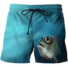 Load image into Gallery viewer, Fish 3 d printing Mens Swim Shorts Surf Wear Board Shorts 2018 Summer Swimsuit Boardshorts Trunks Short size s-6xl