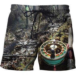 Fish 3 d printing Mens Swim Shorts Surf Wear Board Shorts 2018 Summer Swimsuit Boardshorts Trunks Short size s-6xl