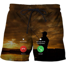 Load image into Gallery viewer, Fish 3 d printing Mens Swim Shorts Surf Wear Board Shorts 2018 Summer Swimsuit Boardshorts Trunks Short size s-6xl